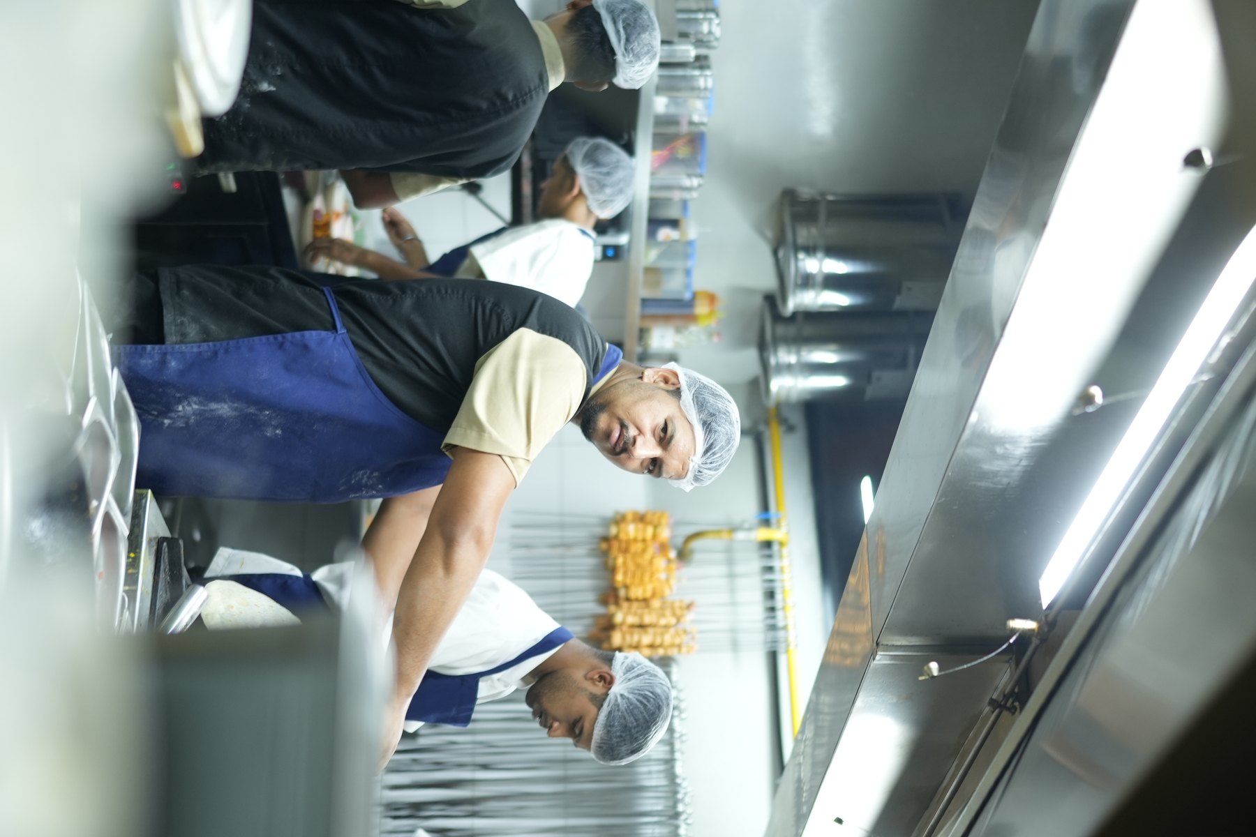 Chef at work in the Old Mill kitchen